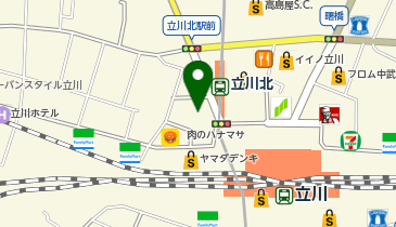 ホットヨガ&マシンピラティスLAVA 立川北口店の地図画像