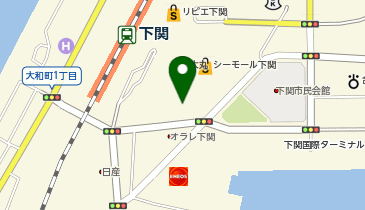 ホットヨガスタジオLAVA シーモール下関店の地図画像