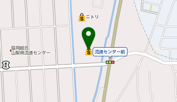 ホットヨガスタジオLAVA 山梨中央店の地図画像