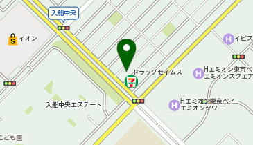 ホットヨガスタジオLAVA 新浦安店の地図画像