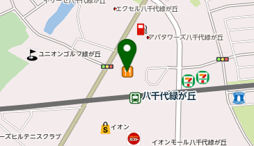 ホットヨガスタジオLAVA 八千代緑が丘店の地図画像