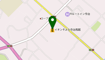 ホットヨガスタジオLAVA そよら今治馬越店の地図画像