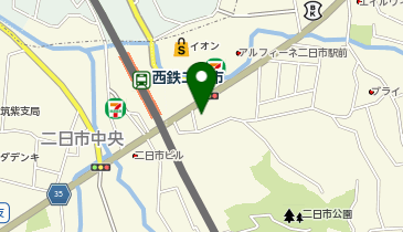 ホットヨガスタジオLAVA 西鉄二日市店の地図画像