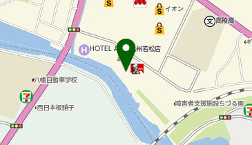 ホットヨガスタジオLAVA 若松二島店の地図画像