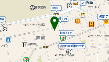 ホットヨガスタジオLAVA 西新店の地図画像