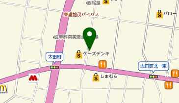 ホットヨガスタジオLAVA 美濃加茂店の地図画像
