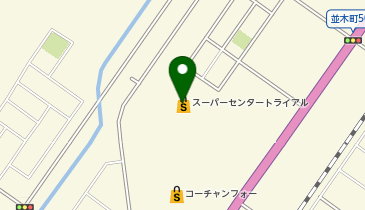 TRIAL スーパーセンタートライアル 北見並木店の地図画像