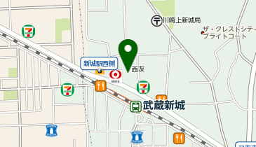 TRIAL トライアル西友 武蔵新城店の地図画像