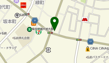 アートネイチャー レディースアートネイチャー 弘前店の地図画像