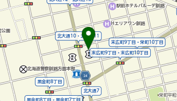 アートネイチャー 釧路店の地図画像