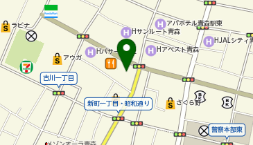 アートネイチャー レディース青森サロンの地図画像