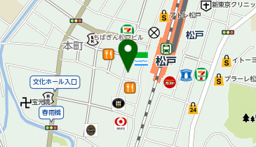 アートネイチャー レディース松戸サロンの地図画像