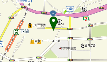 アートネイチャー レディース下関サロンの地図画像