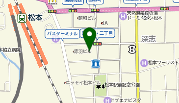 アートネイチャー 松本店の地図画像