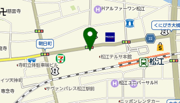 アートネイチャー レディース松江サロンの地図画像