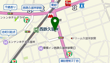 アートネイチャー レディース久留米サロンの地図画像