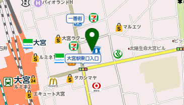 アートネイチャー レディース大宮サロンの地図画像