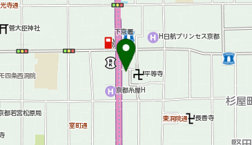 アートネイチャー 京都店の地図画像