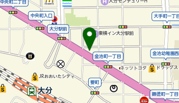 アートネイチャー レディース大分サロンの地図画像