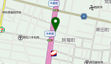 アートネイチャー レディース高松サロンの地図画像