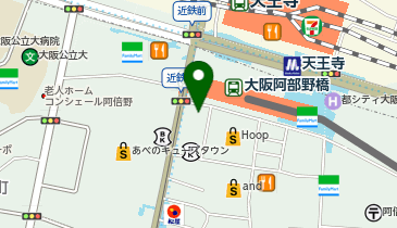 アートネイチャー レディース阿倍野サロンの地図画像