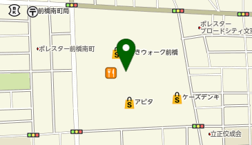 GiGOけやきウォーク前橋の地図画像