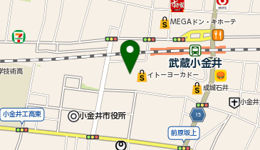 GiGO イトーヨーカドー武蔵小金井の地図画像