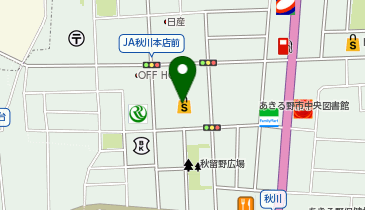 GiGOあきるのプレイスの地図画像