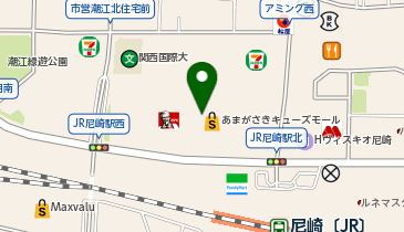 GiGOあまがさきキューズモールの地図画像