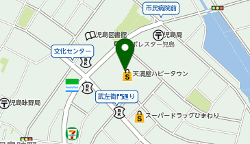 GiGOトピア天満屋ハピータウン児島の地図画像