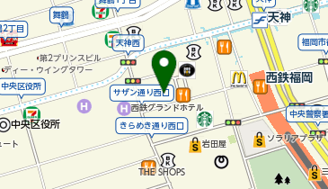 GiGO fanfancy+ 福岡天神の地図画像