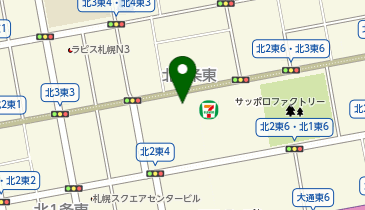 GRAND lodge 札幌の地図画像