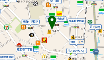 GRAND lodge 渋谷の地図画像