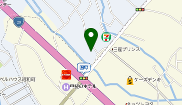 GRAND lodge アウトドアワールド甲府店の地図画像