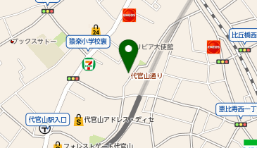 HITOWAN 代官山店の地図画像