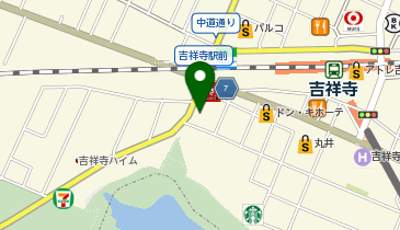 HITOWAN 吉祥寺店の地図画像