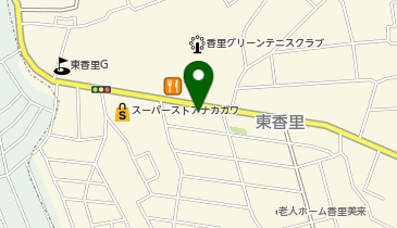 HPER(ハイパー)東香里店の地図画像