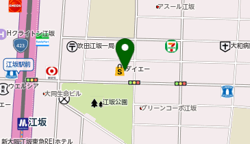 HPER(ハイパー)江坂店の地図画像