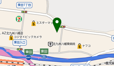 ミスターマックス 八幡東店の地図画像