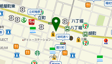 hanafru 福屋八丁堀本店の地図画像