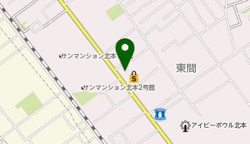 あるゾウランドリー 東間店の地図画像