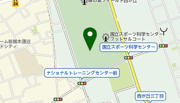 クーバー・コーチング 西が丘校の地図画像