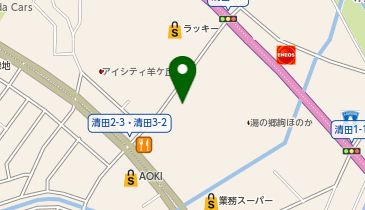 クーバー・コーチング・ジャパン 清田校の地図画像