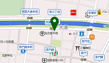 クーバー・コーチング・ジャパン 名古屋校の地図画像
