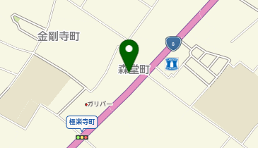 韓丼 彦根店の地図画像