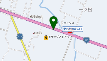 韓丼 中津店の地図画像
