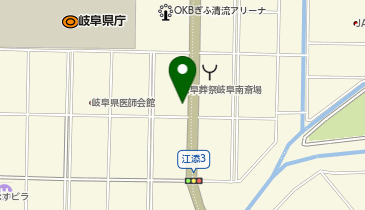 韓丼 岐阜県庁前店の地図画像