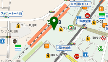 TAKE-UP アトレ川崎の地図画像
