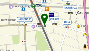 THE SUNLOUNGE ザ・サンラウンジ大和店の地図画像