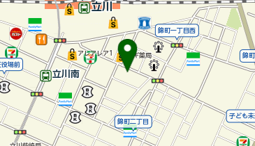 THE SUNLOUNGE ザ・サンラウンジ立川店の地図画像